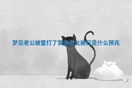 梦见 🌺 老公被雷打了_梦见老公被打是什么预 🐺 兆
